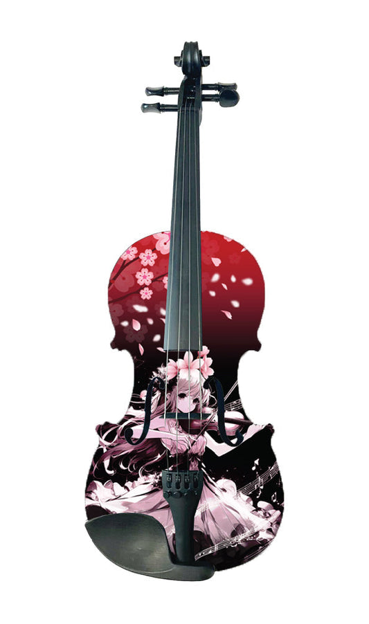 Cherry Blossom Girl Anime Violin Outfit