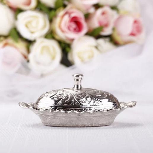 Unique metal party favor box, 50 PIECES