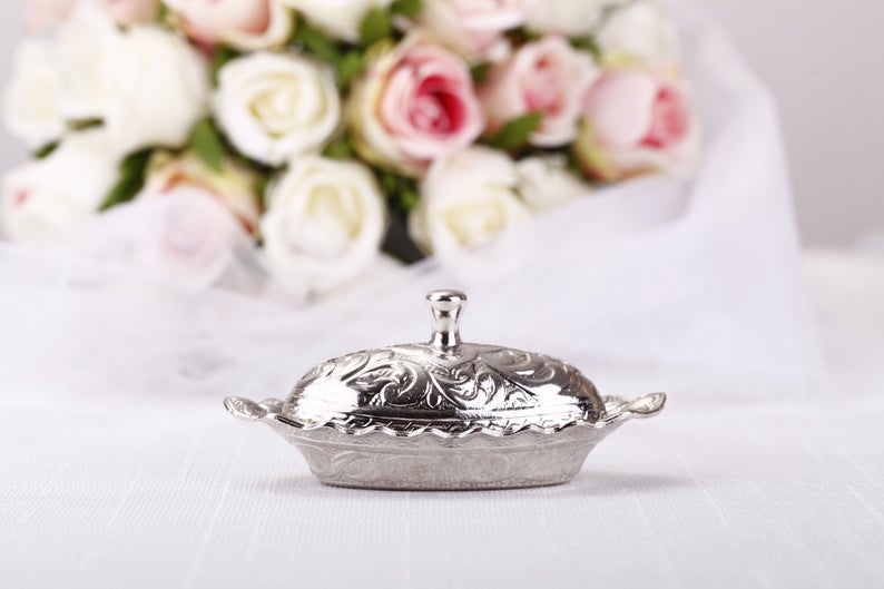 Unique metal party favor box, 50 PIECES