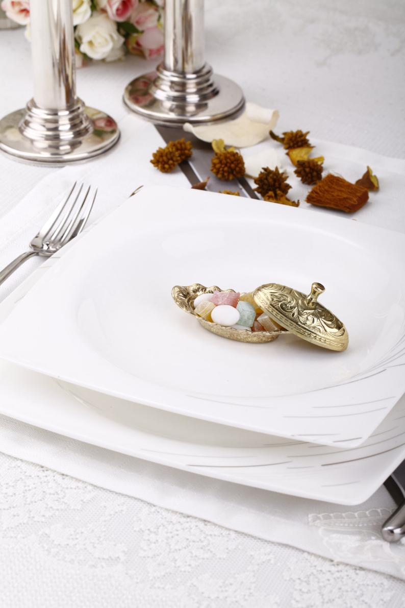 Unique metal party favor box, 50 PIECES